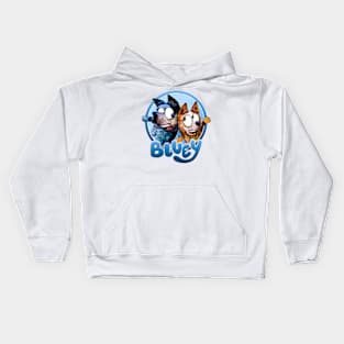 Bluey Couple Goals Kids Hoodie